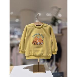 블루독베이비 10 25FW가을신상 (YE)애니멀 코지 스웨트셔츠 A (45A1433405)