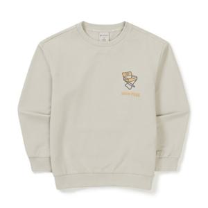 스노우피크 키즈 캠핑 맨투맨 S25SKFHT80 LE LP MT