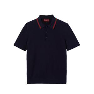 구찌 폴로 티셔츠 814994XKEKK 4345 Blue