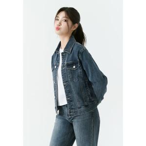 [잠뱅이]유니) 다크 인디고 스판 데님 트러커 DJ AP3DDJ641-DB