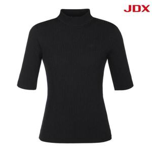 JDX 세이브존07 여성 5부 하이넥 풀오버 X2SPV7341-BK