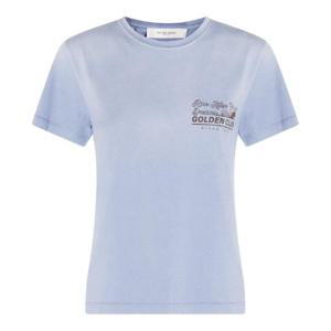 골든구스   반팔 티셔츠 FW25 GWP02322P00212450270 5899994 CHINA BLUE