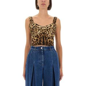 돌체앤가바나 반팔 티셔츠 F7W98T GDCLPHY13M ANIMALIER