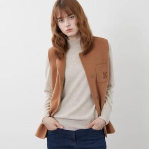 올리비아로렌 sh06 라운드넥 핸드 베스트 VOCQC3W9251