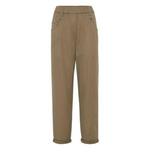 브루넬로 쿠치넬리 스트레이트 팬츠 MA126P8417 C3981 Brown