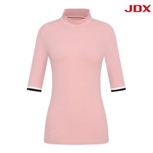 [JDX] 여성 소매 요꼬 골지 하이넥(X2TSU6559PI)