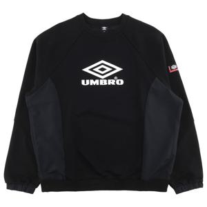 엄브로 HBL 하이브리드 니트 맨투맨 UQ321CFS97BLK