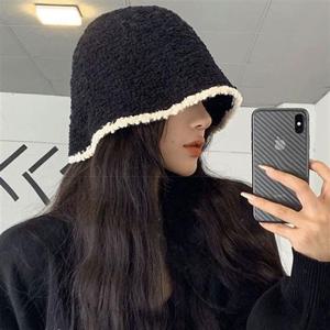니트모자 잔솔 여성 벙거지 겨울모자 뽀글이 버킷햇 니트보닛햇