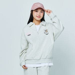 [소이] 여자 가을이월 오트밀카라맨투맨티(25S0753)