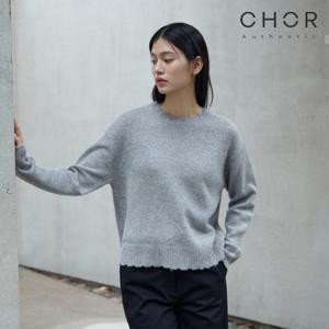 코어 어센틱 25FW 캐시울 데미지 니트 [런칭 가격 99,900원]