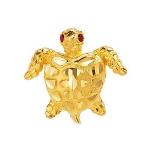 [한국금다이아몬드] 여자 순금 펜던트 행운의 왕 거북이 24K 3.75g 팬던트