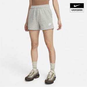 [나이키] W 스포츠웨어 클럽 여성 플리스 쇼츠 AS DQ5803-063
