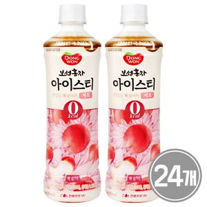 보성홍차 아이스티 제로 복숭아 500ml 24개