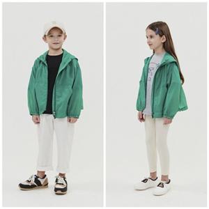 빈 BEEN 23년 SS BX15JP04GN 아동 그린 후드 바람막이PG