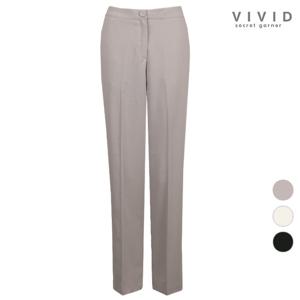 VIVID 여성 솔리드 봄여름 정장 팬츠