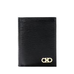[페라가모](66 A067 NERO 0685996) 남성 더블 간치니 반지갑