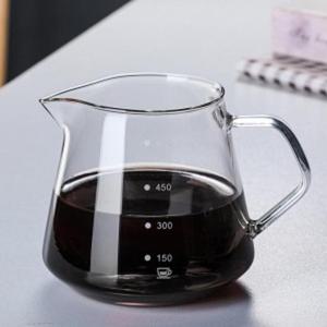 로하티 내열유리 커피서버(600ml)계량 핸드드립서버
