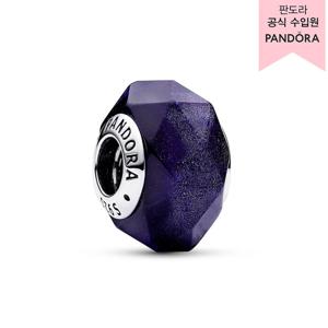 [판도라(주얼리)][백화점 보증서 제공]패싯 블루 무라노 글라스 참_792984C00_A