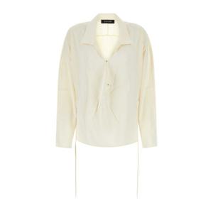키코 코스타디노브 새틴 셔츠 KKWSS23SH0130 IVORY