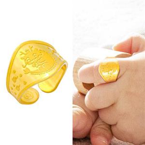 [한국금다이아몬드] 아기 순금 돌반지 용 24K 1.875g 백일 조카 선물