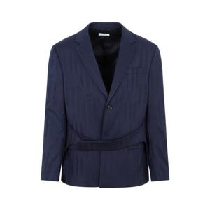 오프화이트 자켓 OMEN077F23FAB001 4700 BLUE