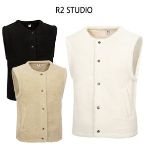 R2 남녀공용 뽀글이 양털 조끼 Model No_E2-0M153