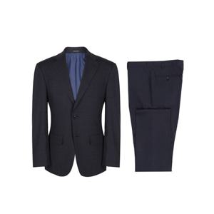 [맨잇슈트]블루그레이컬러 솔리드패턴 슬림라인 여름용정장(124)