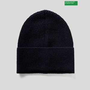 베네통 Cashmere mixed waffle beanie 2F_1335UA006_66U