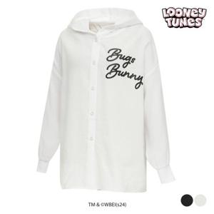 [스팍스] 여성 벅스버니 린넨 후드 긴팔 남방 셔츠 SO1LSH016