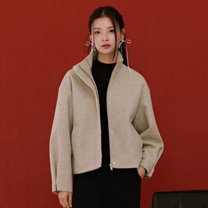 여성 울라이크 하이넥 반코트-DFRG1171C0X