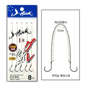 씨타임 JHOOK 케브라 헤라스레 민물 묶음바늘 채비