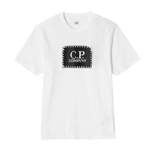 CP컴퍼니 17CMTS029A 005100W 103 라벨 그래픽 로고 남성반팔티