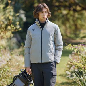 챌린저 남성 ADDICTED 소매탈착 구스다운 스윙자켓 스톤그레이