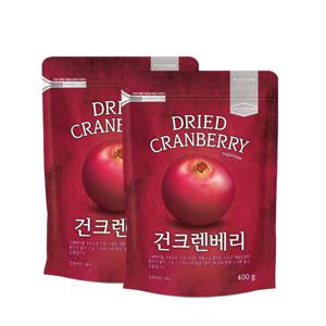 [리치팜너트]건크렌베리400g 2팩