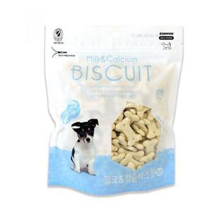 강아지 밀크 칼슘 비스켓 220g X2개 애견 맛있는 간식