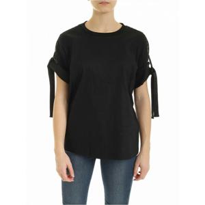 [DKNY] 라프리마 여성 티셔츠 브랜드 리본 인 블랙 P0AACENVPLK /8