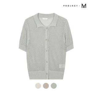 [프로젝트엠][프로젝트엠] 여성 스카시 조직 반팔 가디건_EPD2EC