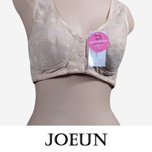 레이스 플라워 앞버튼형 스포츠 런닝형 브라탑