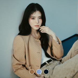 [지오다노/본사] 375504 숏기장 트위드 자켓