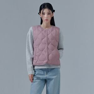 여성 경량 다운 퀼팅 베스트-CFZG7351C0T