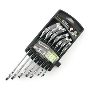 PROKIT(HW-5907M)기어 렌치 세트(7PCS)헤드 180도회전 렌치