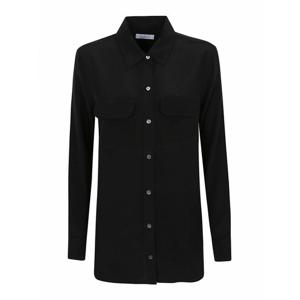 [EQUIPMENT] 라프리마 여성 셔츠 Q23E231TRUE 블랙 /8