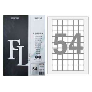 [알티피아]플로엠 전산 라벨지 분류 표기용 54칸 100매 FL4609
