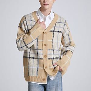 [스파오]오버핏 체크 가디건 (SPCKC11C90-T)