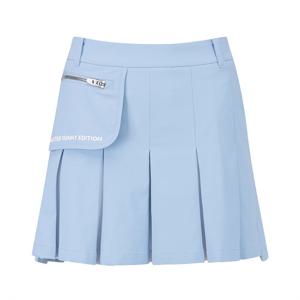 [마스터바니] 여성 투톤 플리츠 언밸런스 큐롯스커트 421E1PC202_BL
