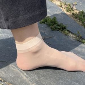 발목 발목 스타킹 양말 살색 5켤레