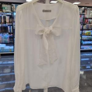 Destijl HC34 여름간절기 국내생산깔끔한리본무지블라우스 D2523bl01