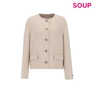 [숲]핸드메이드 노카라 자켓 SAAJK81