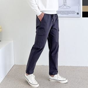 [모로엠] 남성용 스타일리시 데일리 밴딩카고스판워싱 DM-PTA-QJMM332