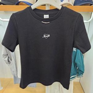 에스핏 HC30 골지 라운드 반팔 티셔츠 SJZ304-FKRT30